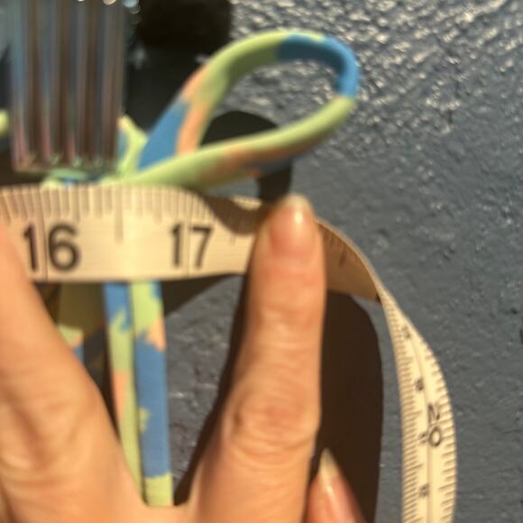 Xhilaration String Bikini Sorbet Green and Blue Animal Print Hot Tub Pool Beach - Picture 3 of 9